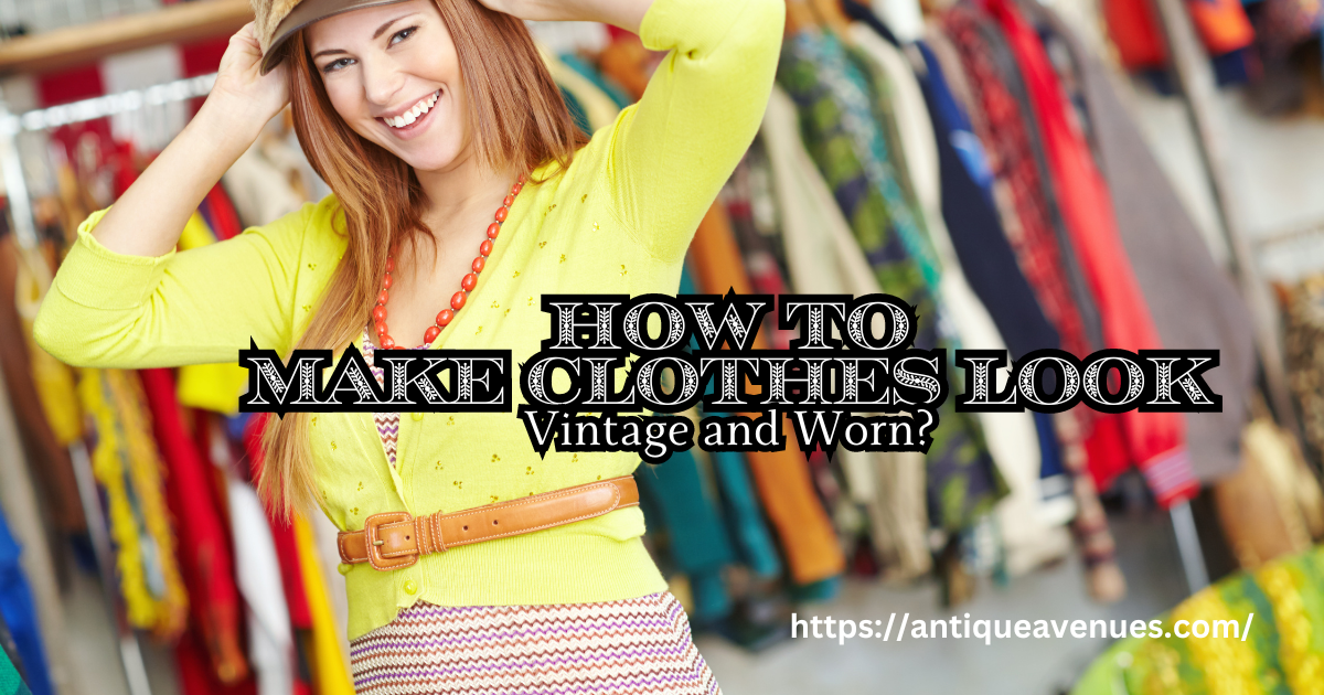 How to Make Clothes Look Vintage and Worn?