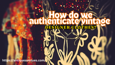 How do we authenticate vintage designer clothes?