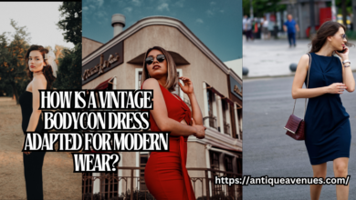 How is a Vintage Bodycon Dress Adapted for Modern Wear?