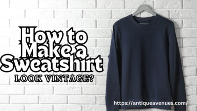 How to Make a Sweatshirt Look Vintage?