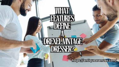 What Features Define a Drexel Vintage Dresser?