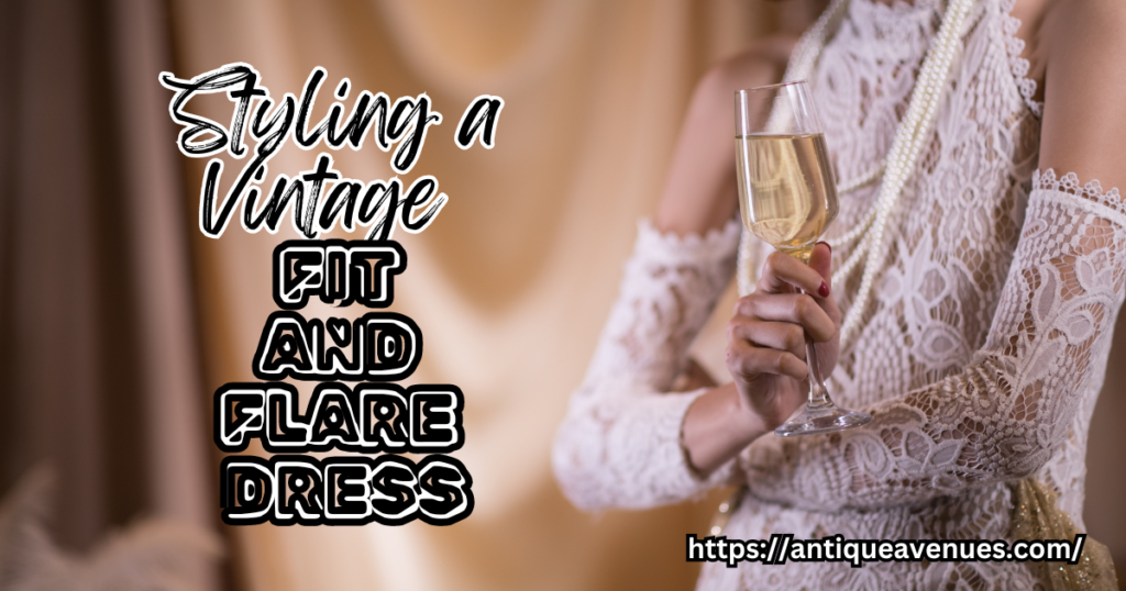 Styling a Vintage Fit and Flare Dress
