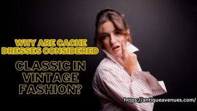 Why are cache dresses considered classic in vintage fashion?