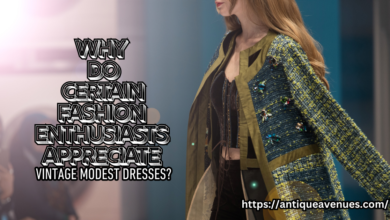 Why do certain fashion enthusiasts appreciate vintage modest dresses?