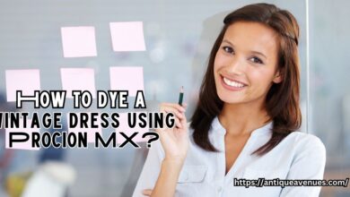 How to dye a vintage dress using Procion MX?