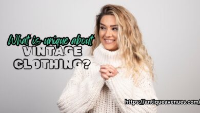 What is unique about vintage clothing?