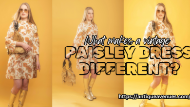 What makes a vintage Paisley dress different?