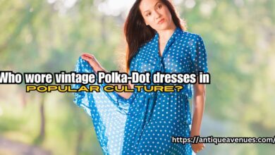 Who wore vintage Polka-Dot dresses in popular culture?