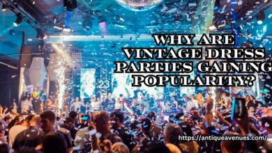 Why are vintage dress parties gaining popularity?