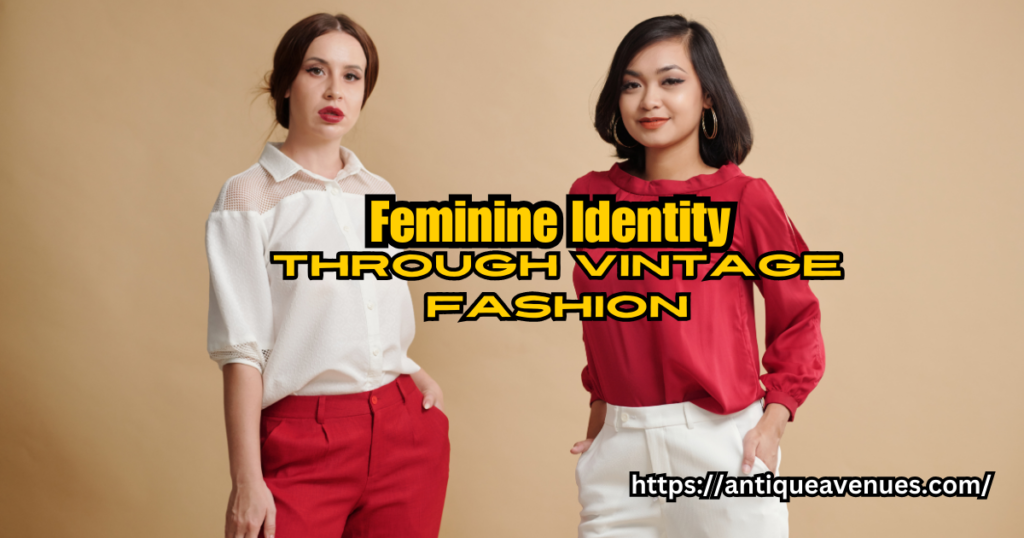 Feminine Identity Through Vintage Fashion
