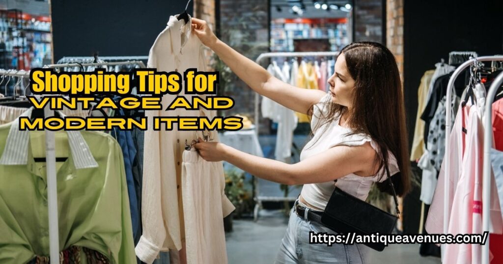 Shopping Tips for Vintage and Modern Items 