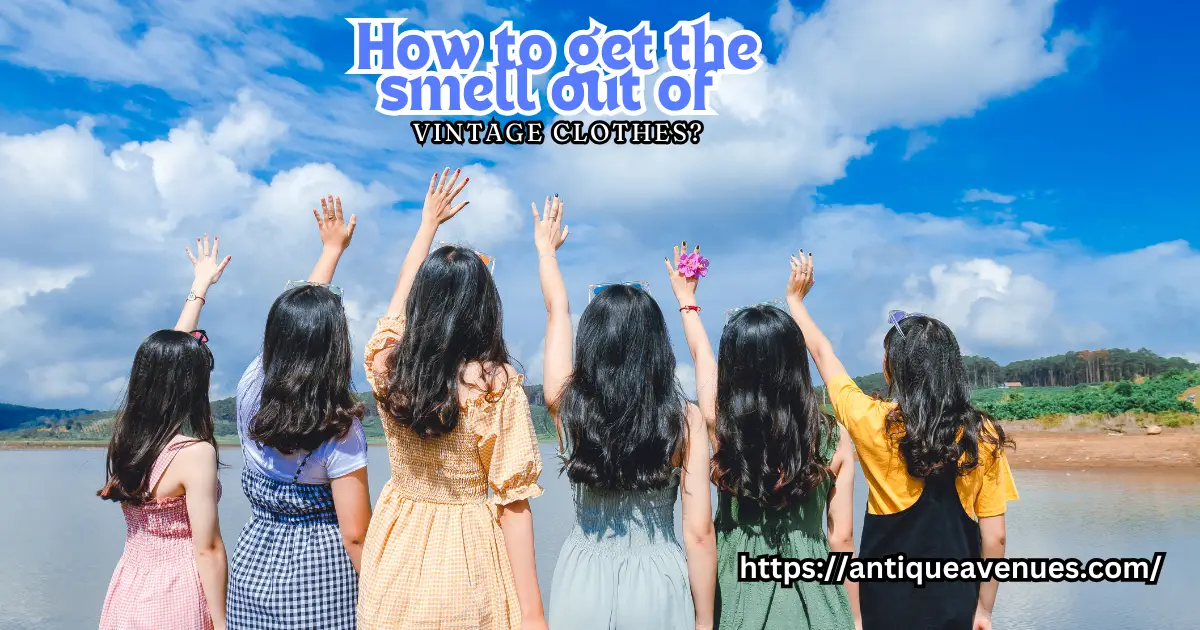 How to get the smell out of vintage clothes?
