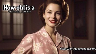 How old is a vintage dress?