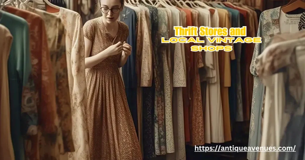 Thrift Stores and Local Vintage Shops

