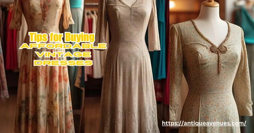 Tips for Buying Affordable Vintage Dresses
