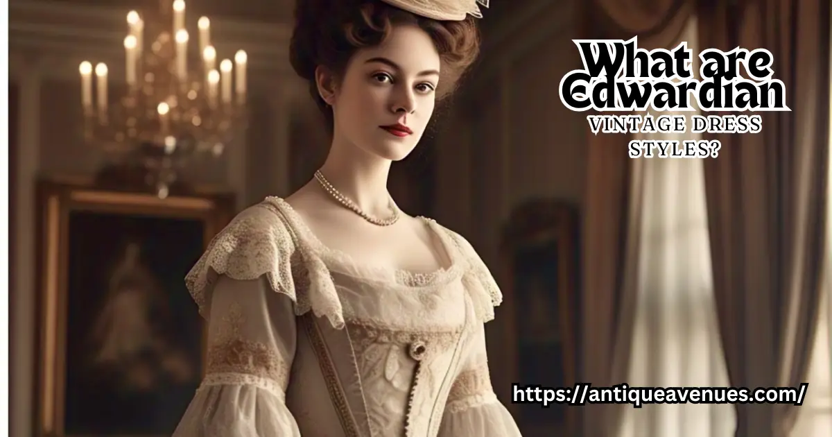 What are Edwardian vintage dress styles?